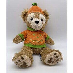 Duffy the Disney Bear Halloween Pumpkin Plush Stuffed Animal Disney Parks 12”
